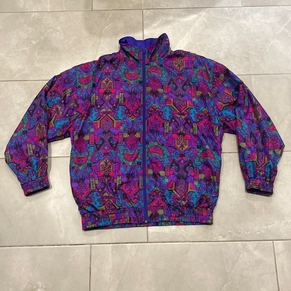 EUC RARE Vintage Sequence Windbreaker Jacket
